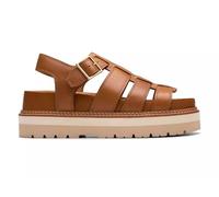 Clarks Women's Orianna Twist Sandals, Tan Leather, 6.5 UK