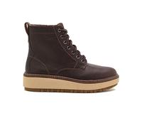 Clarks Women's Orianna W Lace Dark Brown Leather Boots, Dark Brown Leather, 5 UK