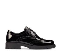 Clarks Women's Orinoco 2 Limit Black Patent Brogues, Lace Up | Size: 6.5-Standard Fit Clarks Black 6.5-Standard Fit