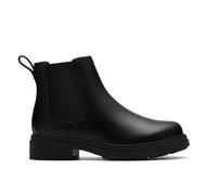 Clarks Womens Orinoco 3 Lane Black Leather Chelsea Boots