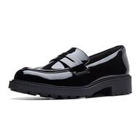 Clarks Women's Orinoco2 Penny Loafer, Black, 4.5 UK