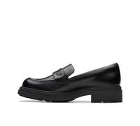 Clarks Women's Orinoco3 Edge, Black Leather, 4.5 UK