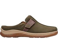 Clarks - Womens Orlene Clog Shoes, Olive Combi Nbk, 10 Wide