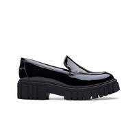 Clarks Women's Page Loafer Oxford, Black Pat, 7 UK