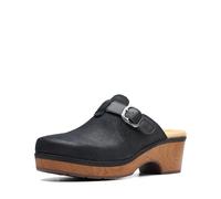 Clarks - Womens Paizlee Nora Shoes, Color Black suede, Size: 9.5 UK