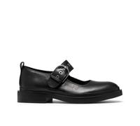 Clarks Womens Previa Bar Black Leather Mary Jane