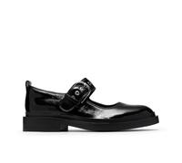 Clarks Womens Previa Bar Black Patent Mary Jane