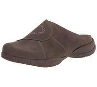 Clarks Women's Roseville Faye Clog, Dark Taupe Leather, 4.5 UK