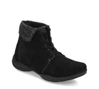 Clarks Women's Roseville Lace Ankle Boot, Black Suede, 7 UK
