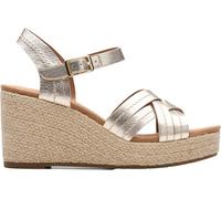 Clarks - Womens Sabina Strap Sandals, Champagne, 8.5 Wide