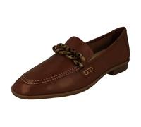 Clarks Women's Sarafyna Iris Loafer, Tan Leather, 10