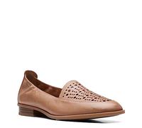 Clarks Women's Sarafyna Sky Dress Loafer, Praline Leather, 7.5 UK Wide