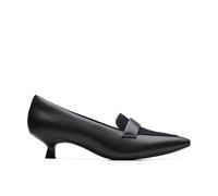 Clarks Women's Scarlyt Mabel Pump, Black Leather, 5.5 UK