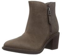 Clarks Women's Scene Strap Ankle Boot, Dark Taupe Combi, 4 UK