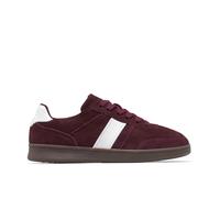 Seco Speed. Burgundy Suede Trainers Clarks Red 8-Standard Fit