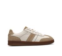 Clarks Women's Seco Speed White Combination Leather Trainers | Size: 3-Standard Fit Clarks White 3-Standard Fit