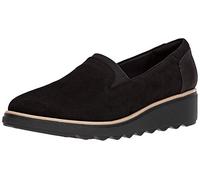 Clarks Women's Sharon Dolly Loafer, Black, 5.5 UK