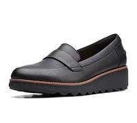 Clarks Women's Sharon Gracie Shoes, Black Soft, 6 UK