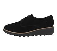 Clarks Women's Sharon Noel Derbys, Black, 3.5 UK