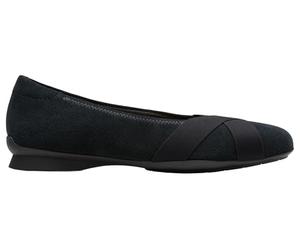 Clarks Womens Shaya Poppy -, Black SDE, 3 UK