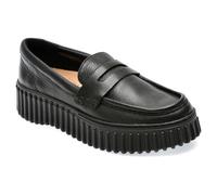 Clarks Torhill Penny Leather Women's Black Shoes UK 5