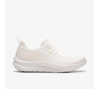 Clarks Womens Solevana Lace White Trainers Textile Casual