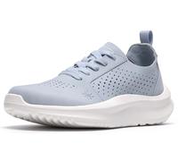 Clarks Women's Solevana Style CloudSteppers Sneakers, Light Blue Nubuck, 6.5