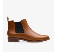 Clarks Women's Taylor Shine Chelsea Boots, Brown Tan Leather, 4.5 UK