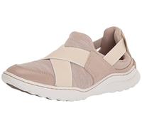Clarks Women's Teagan Go Sneaker, Sand Combi, 8 UK