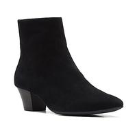 Clarks Women's Teresa Fashion Boot, Black Suede, 4.5 UK