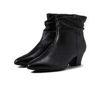 Clarks Women's Teresa Skip Ankle Boot, Black Leather, 8