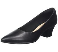 Clarks Women's Teresa Step Pump, Black (Black Leather), 7 UK