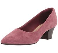 Clarks Women's Teresa Step Pump, Dark Rose Suede, 6 UK