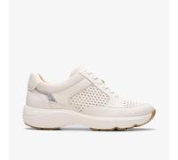Clarks Women's Tivoli Walk Sneaker, Off White Combi, 5.5 UK