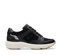 Clarks Women's Tivoli Walk Sneaker, Black Combi, 7.5 UK