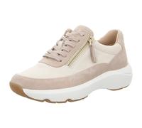 Clarks Women's Tivoli Zip Sneaker, Sand Combi, 4 UK