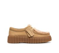 Clarks Womens Torhill Bee Warm Sand Suede Lace Up,Torhill