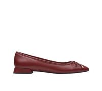 Clarks Women's Ubree 15 Step Ballet Flat, Chestnut Leather, 6.5
