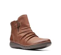 Clarks Women's Un Loop Top Ankle Boot, Dark Tan, 5.5 UK Wide