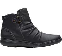 Clarks Women's Un Loop Top Boots, Black Leather, 8 UK