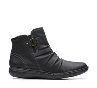 Clarks Women's Un Loop Top Chelsea Boot, Black Leather, 4 UK