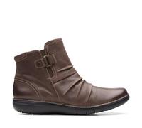 Clarks Women's Un Loop Top Chelsea Boot, dark brown, 6 UK