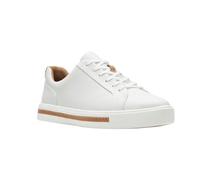 Clarks Womens Un Maui Lace Leather Trainers - White - 6.5 UK - White - 100% Mixed