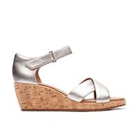 Clarks Women's Un Plaza Cross Ankle Strap Sandals, Gold (Gold Metallic), 4.5 UK