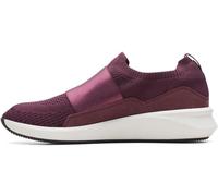 Clarks Women's Un Rio Knit Sneakers, Merlot Combi, 4.5 UK Wide