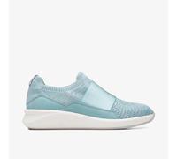 Clarks Women's Un Rio Mule, Turquoise Knit, 5 UK