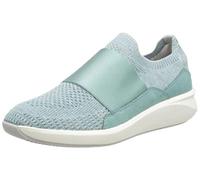 Clarks Women's Un Rio Mule, Turquoise Knit, 4 UK