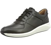 Clarks Women's Un Rio Sprint Sneaker, Black Combi, 6.5 W