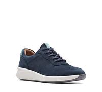 Clarks Women's Un Rio Sprint Sneaker, Navy Nubuck Lea, 8.5 UK