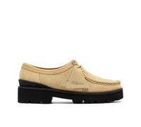 Clarks Womens Walla Yukoner Maple Combination Suede Wallabee,Lace Up